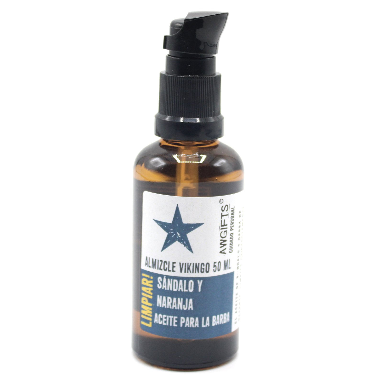 Óleos naturais para a barba Viking Musk - Limpa