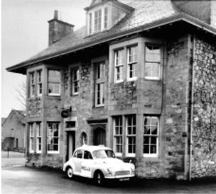 Edinburgh City Police Morris Minor CWS 464D Drylaw Police Station 1967