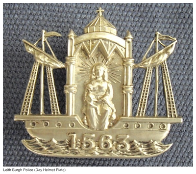 Leith Burgh Police (Day Helmet Plate)