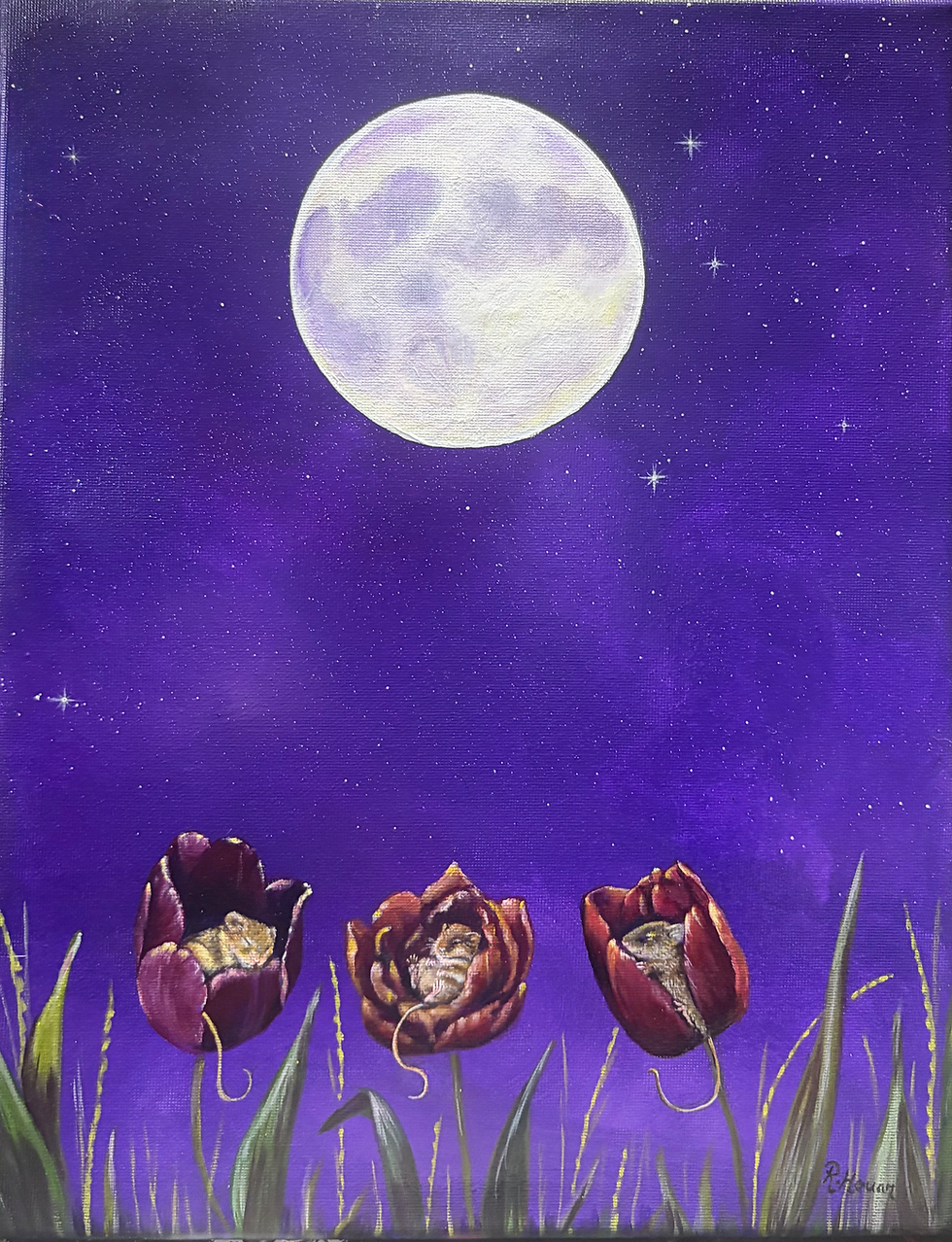 Secret Garden: Original artwork. Soft, dreamy, poetic realism.