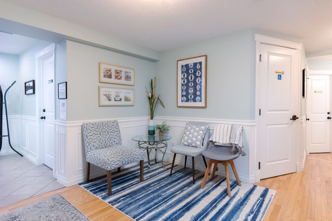 Wait Room in Nauton House at Off the Beaten Path Psychology in Airdrie