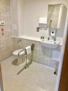 Accessible bathroom installation