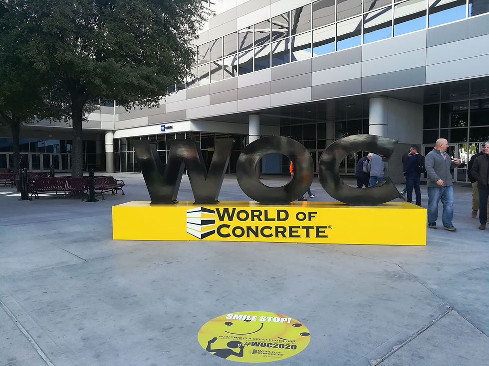Entrada a la feria de construcción WOC USA