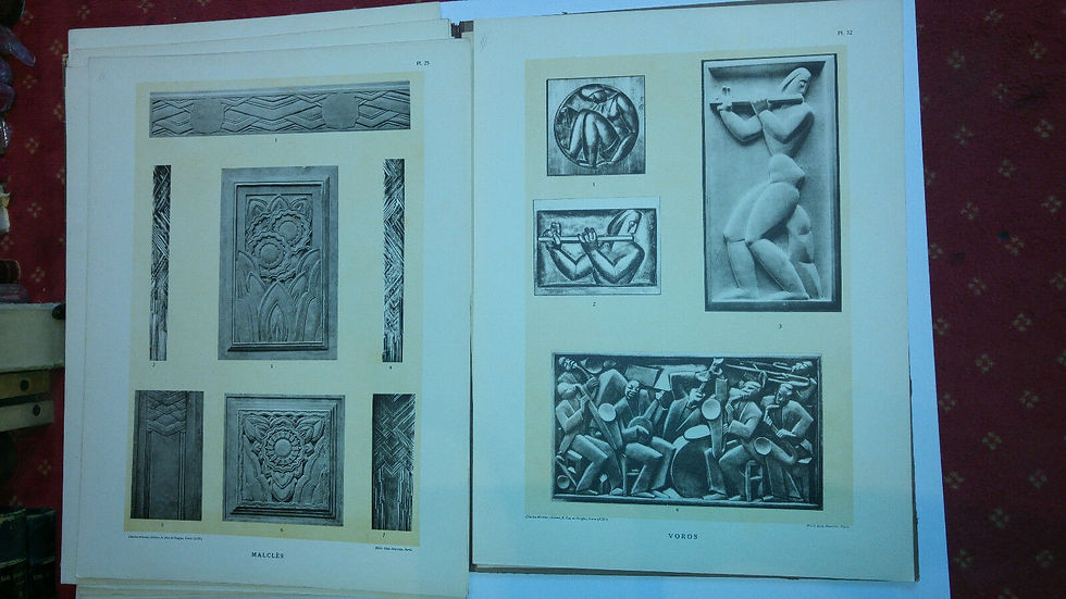 Miniature : Henri RAPIN La Sculpture Décorative Moderne 3e Série Guérinet art Décoratif 1925