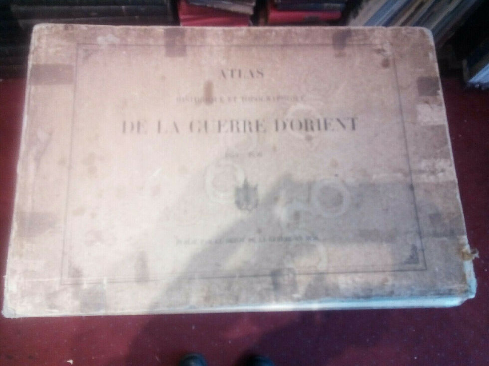 Atlas Historique Et Topographique De La Guerre D'Orient 1854-1856_