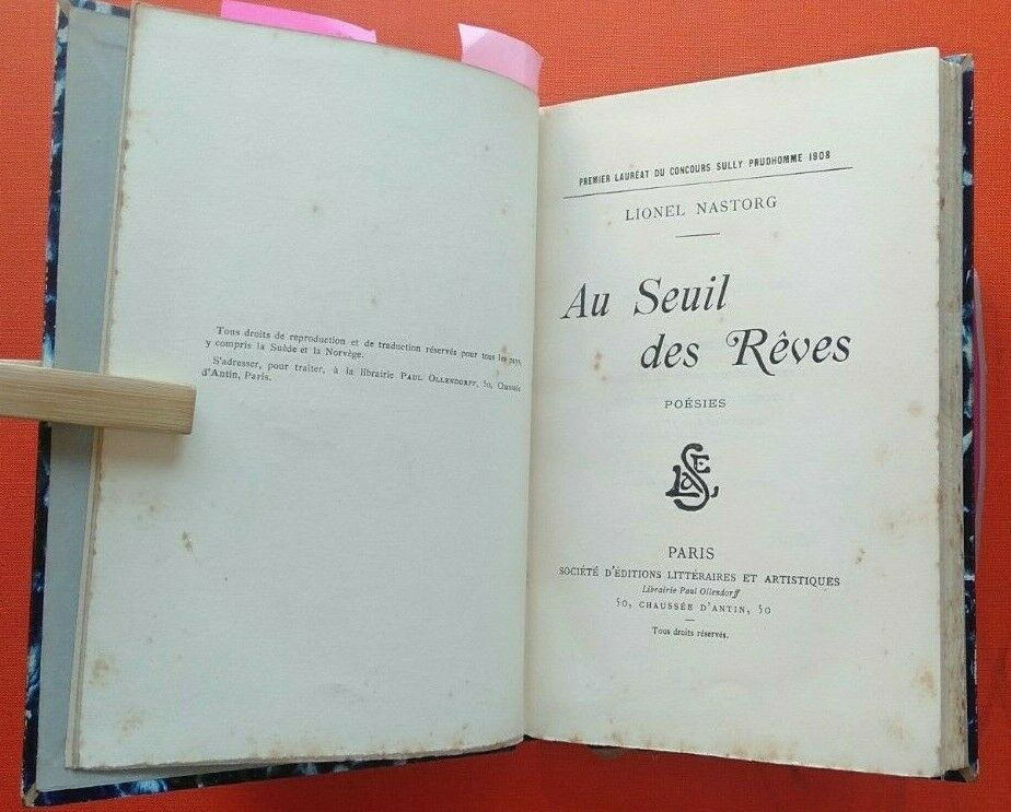 Miniature : NASTORG Lionel Au Seuil des Rêves