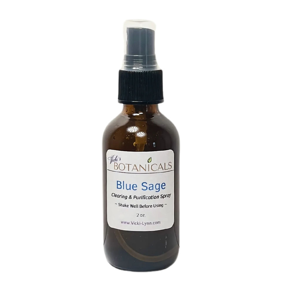Bottle of Blue Sage purification spray