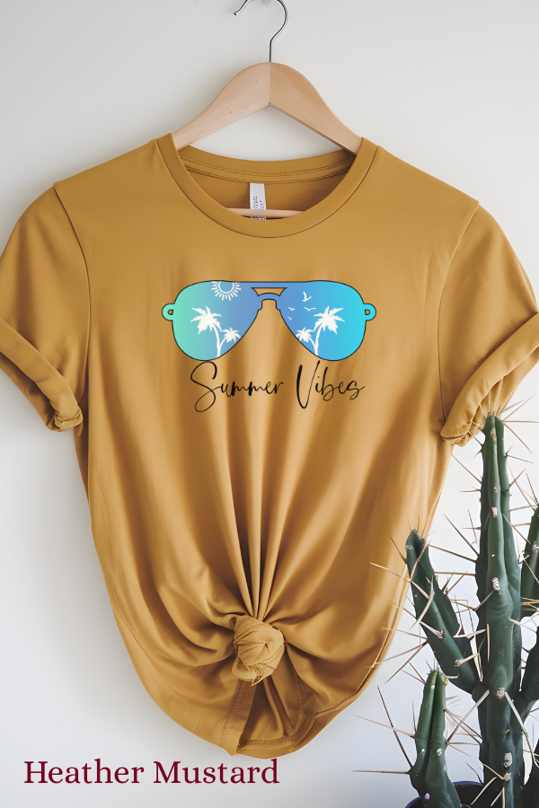 Thumbnail: Heather Mustard, "Summer Vibes Sunglasses T‑Shirt"