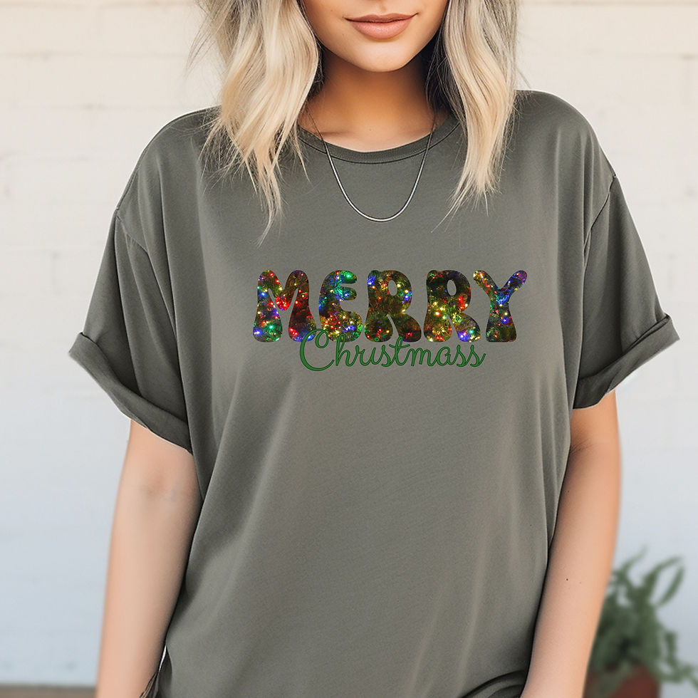 Thumbnail: Merry Christmas Unisex T-shirt | Holiday Cheer Shirt, Gift for Him/Her,