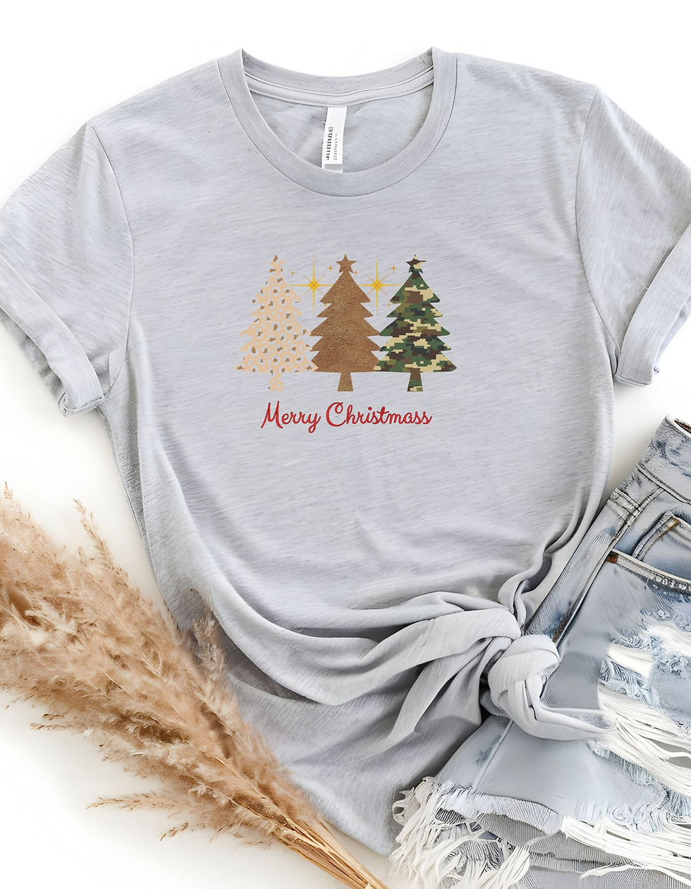 Thumbnail: Leopard Print Christmas Tee