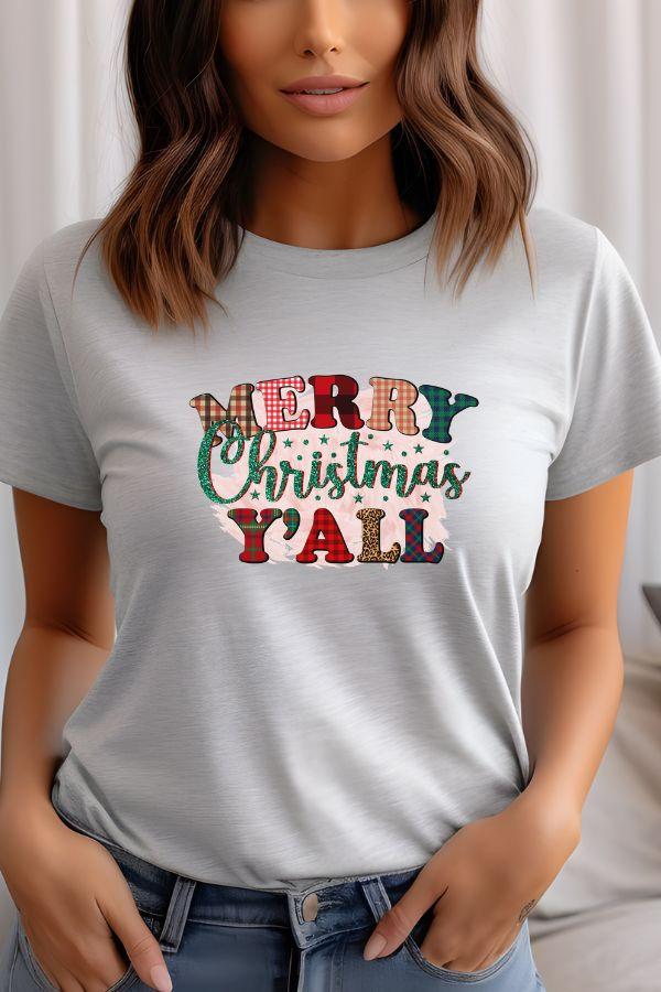 Thumbnail: Cozy Merry Christmas Unisex Tee