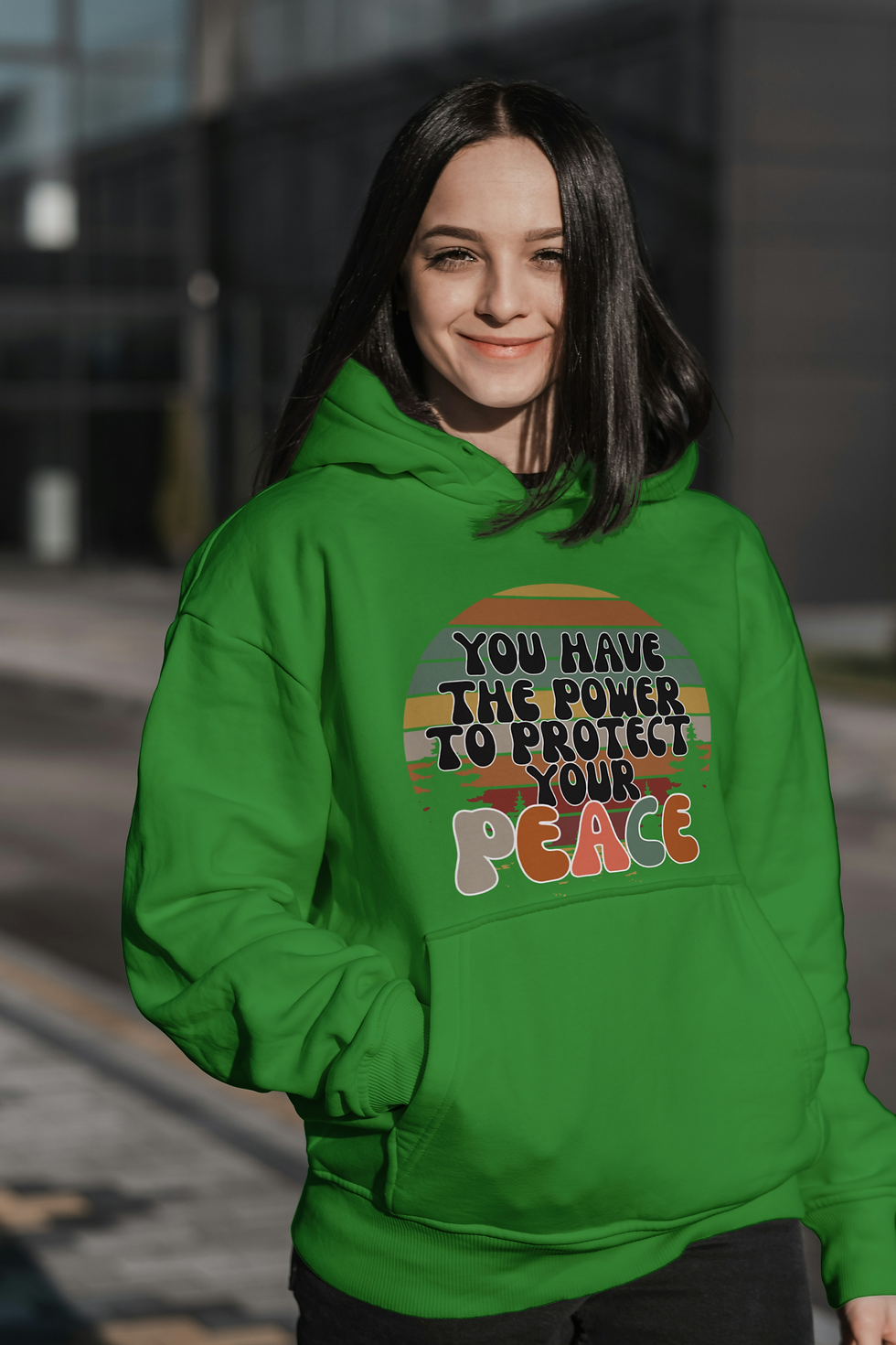 Thumbnail: Empowering Message Hoodie, Unisex Casual Wear, Inspirational Gift 