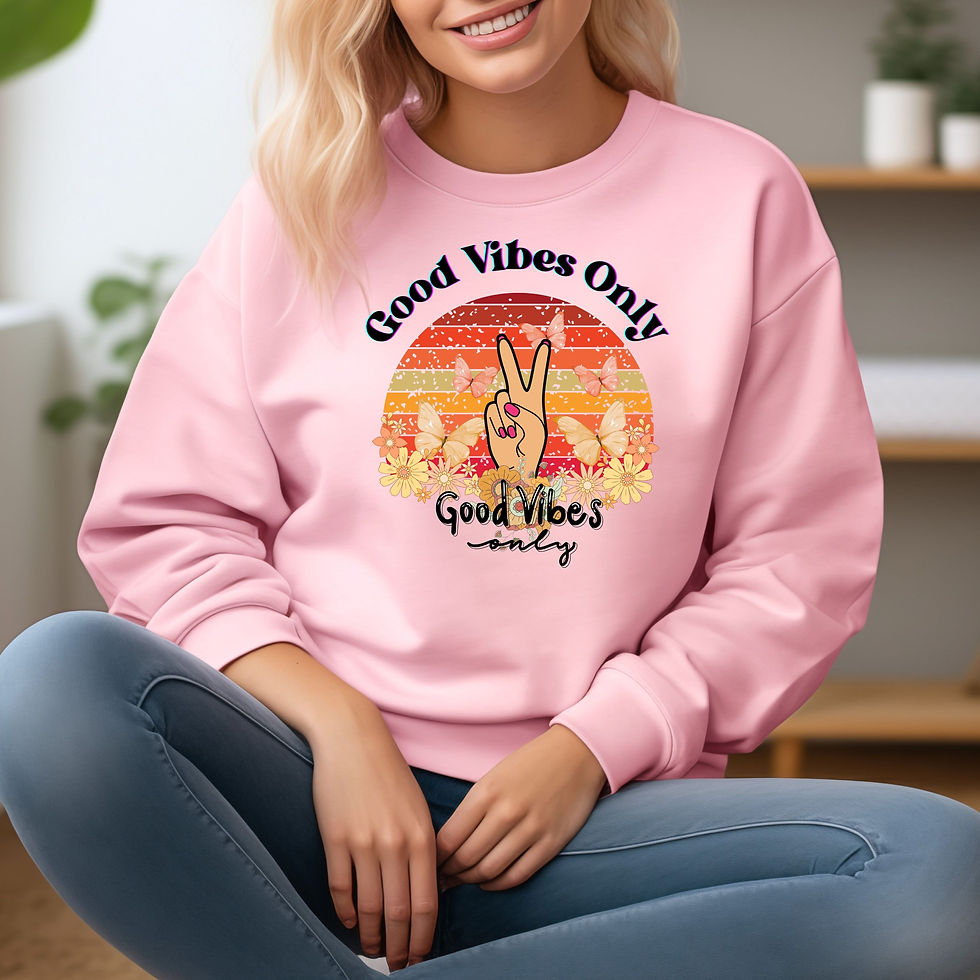 Thumbnail: Good Vibes Unisex Sweatshirt