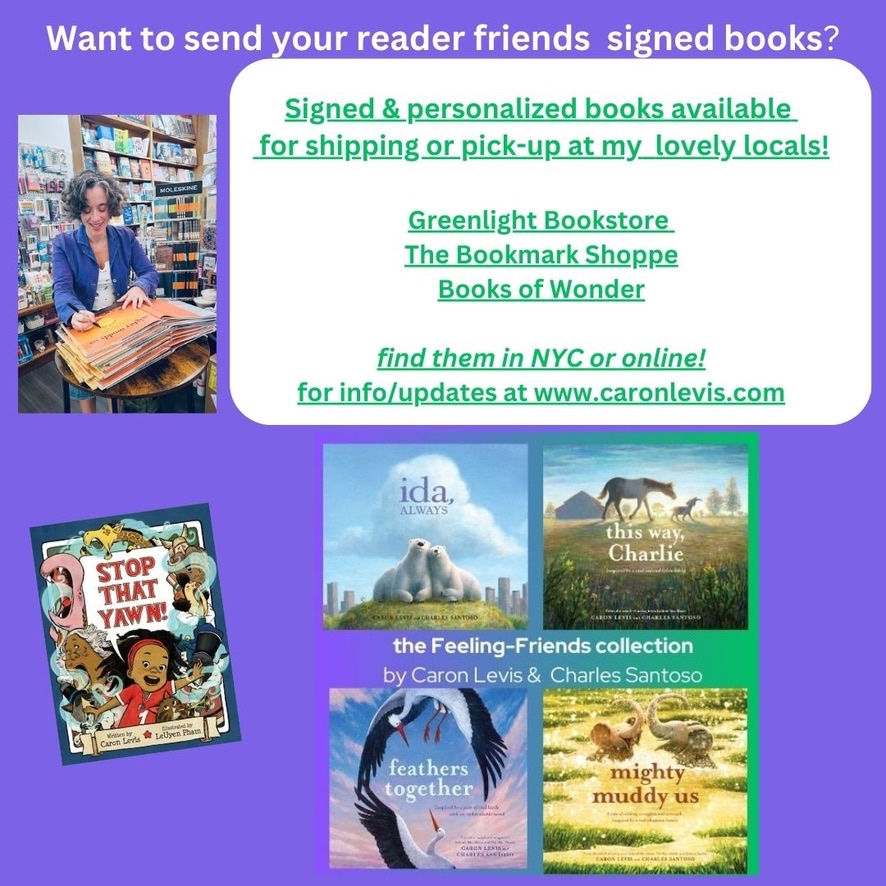 Send your friends, signed and personalized books!