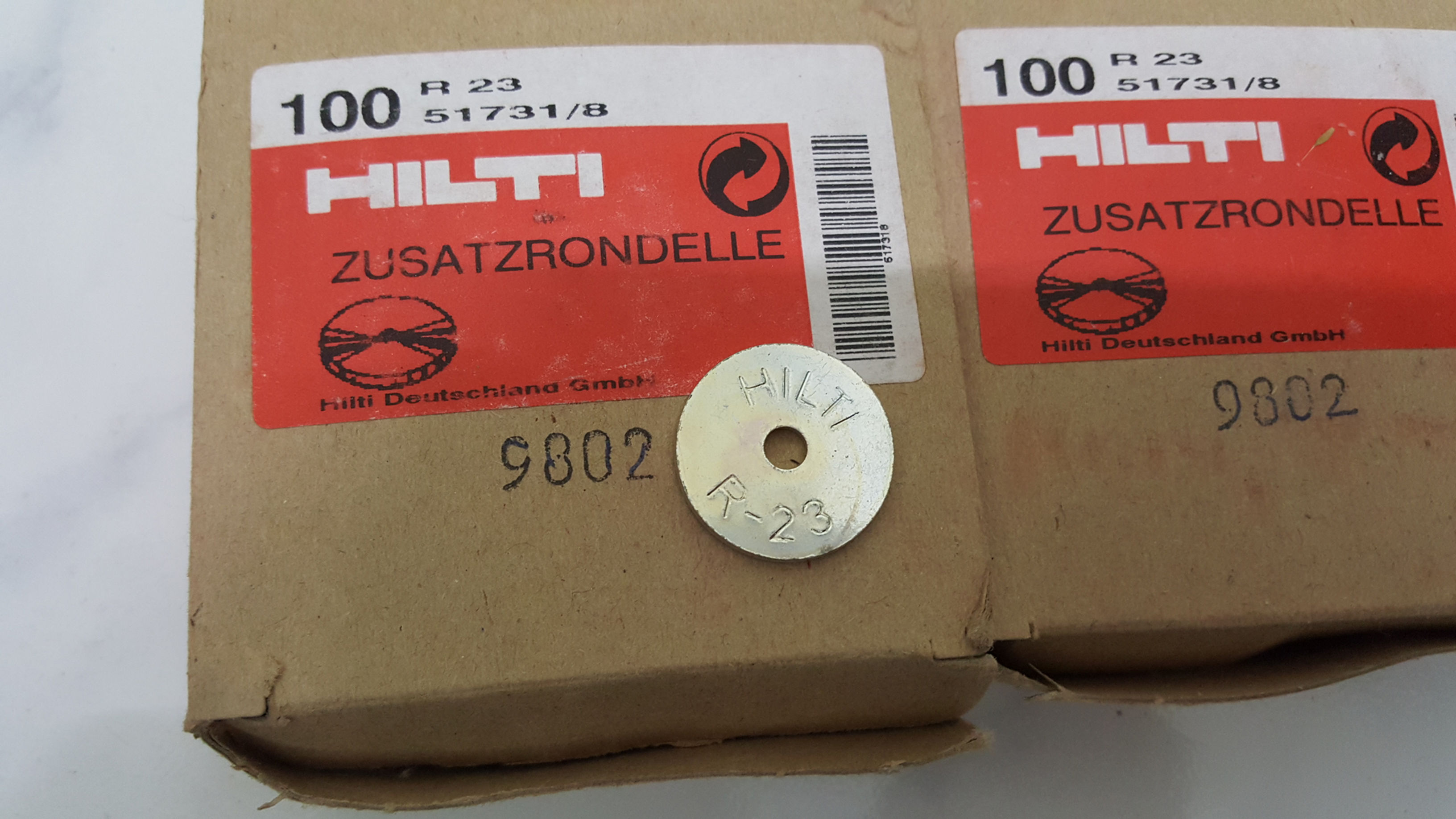 ANILHA DE ANCORAGEM HILTI  (kit 10 unidades)