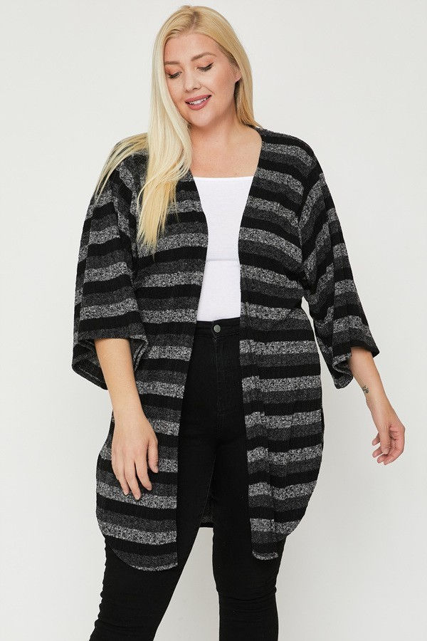 Thumbnail: Multi-color Striped Cardigan