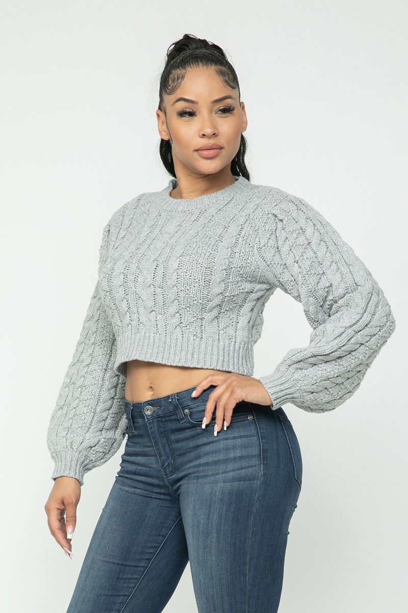 Thumbnail: Cable Pullover Top