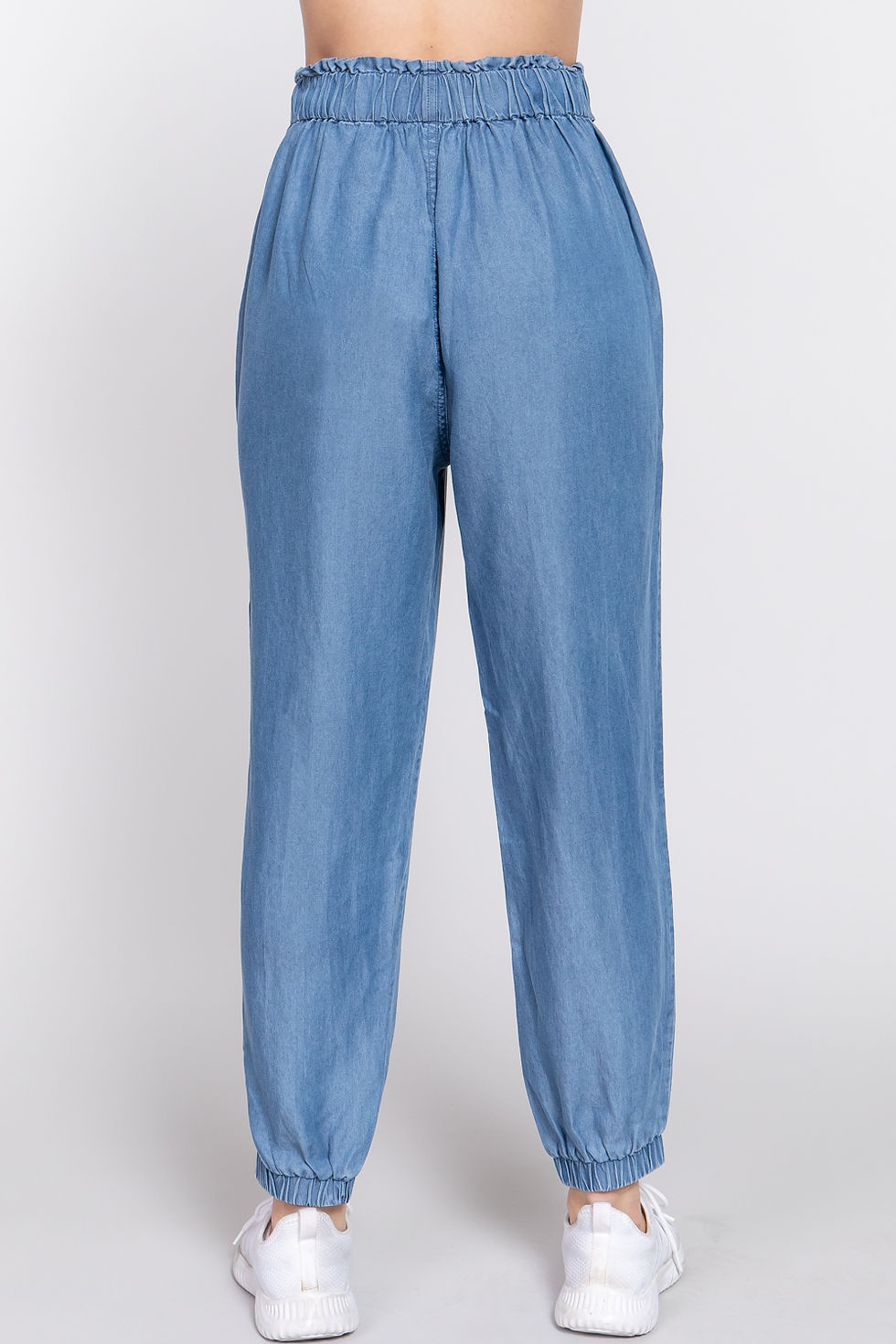Thumbnail: Ribbon Tie Detail Jogger Pants           