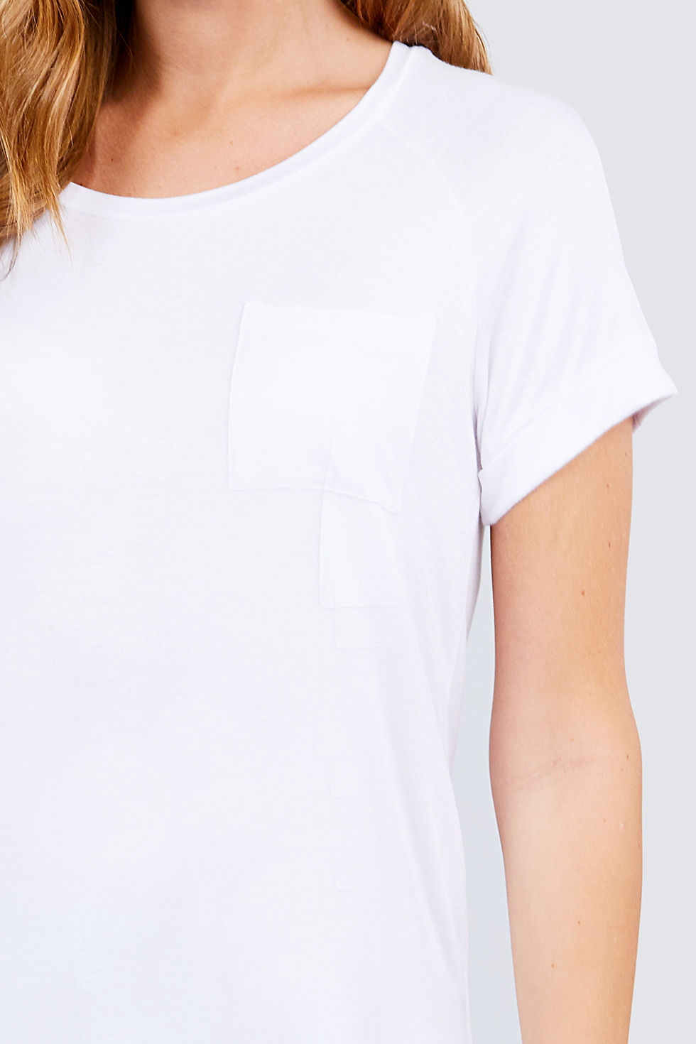 Thumbnail: Short Raglan Slv Rayon Jersey Top 