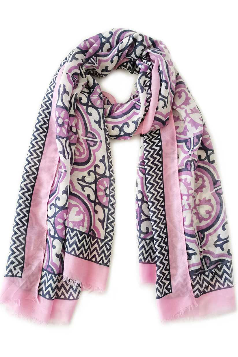Thumbnail: Tile Print Scarf