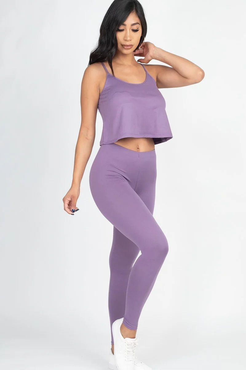 Thumbnail: Cami Top And Leggings Set