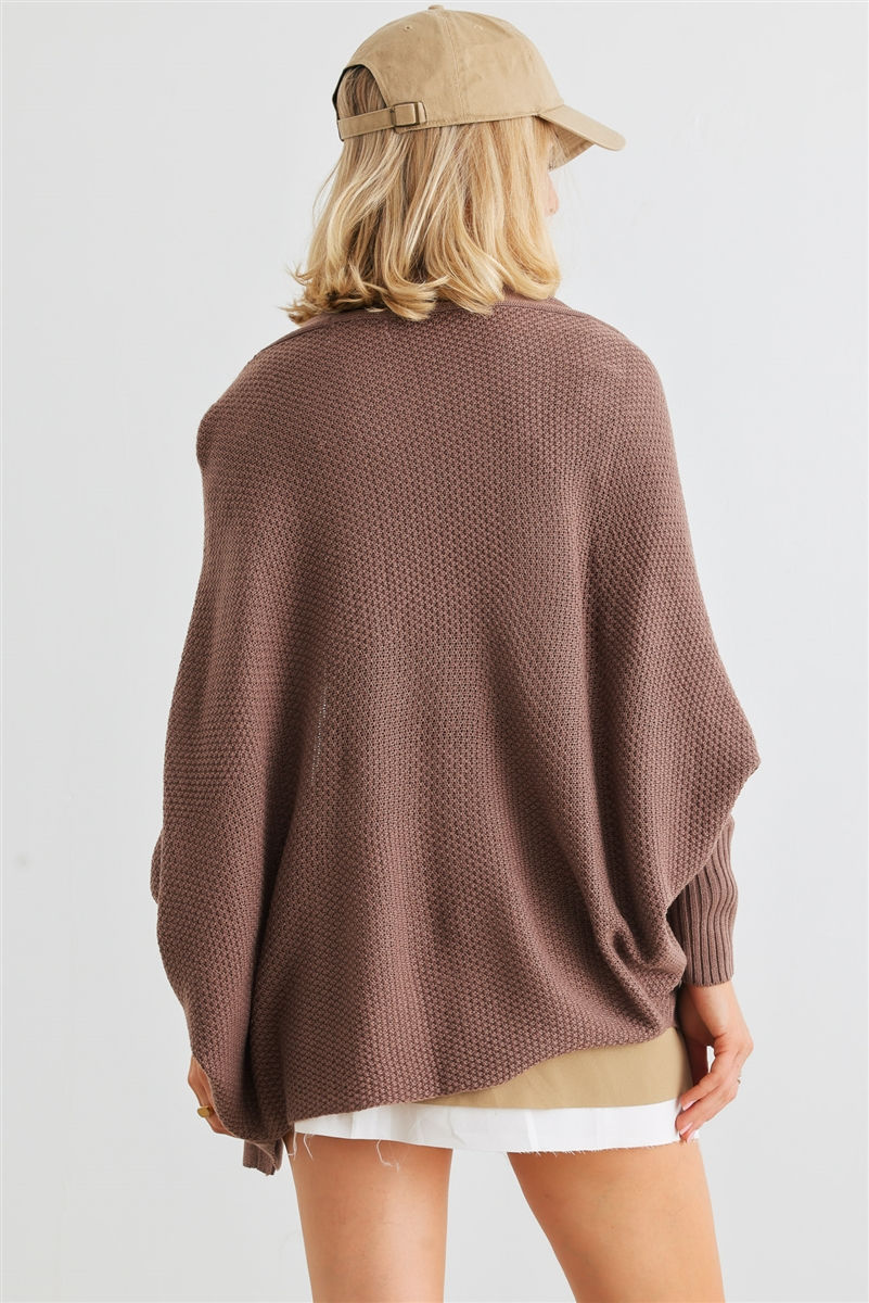 Thumbnail: Batwing Sleeve Open Front Cardigan