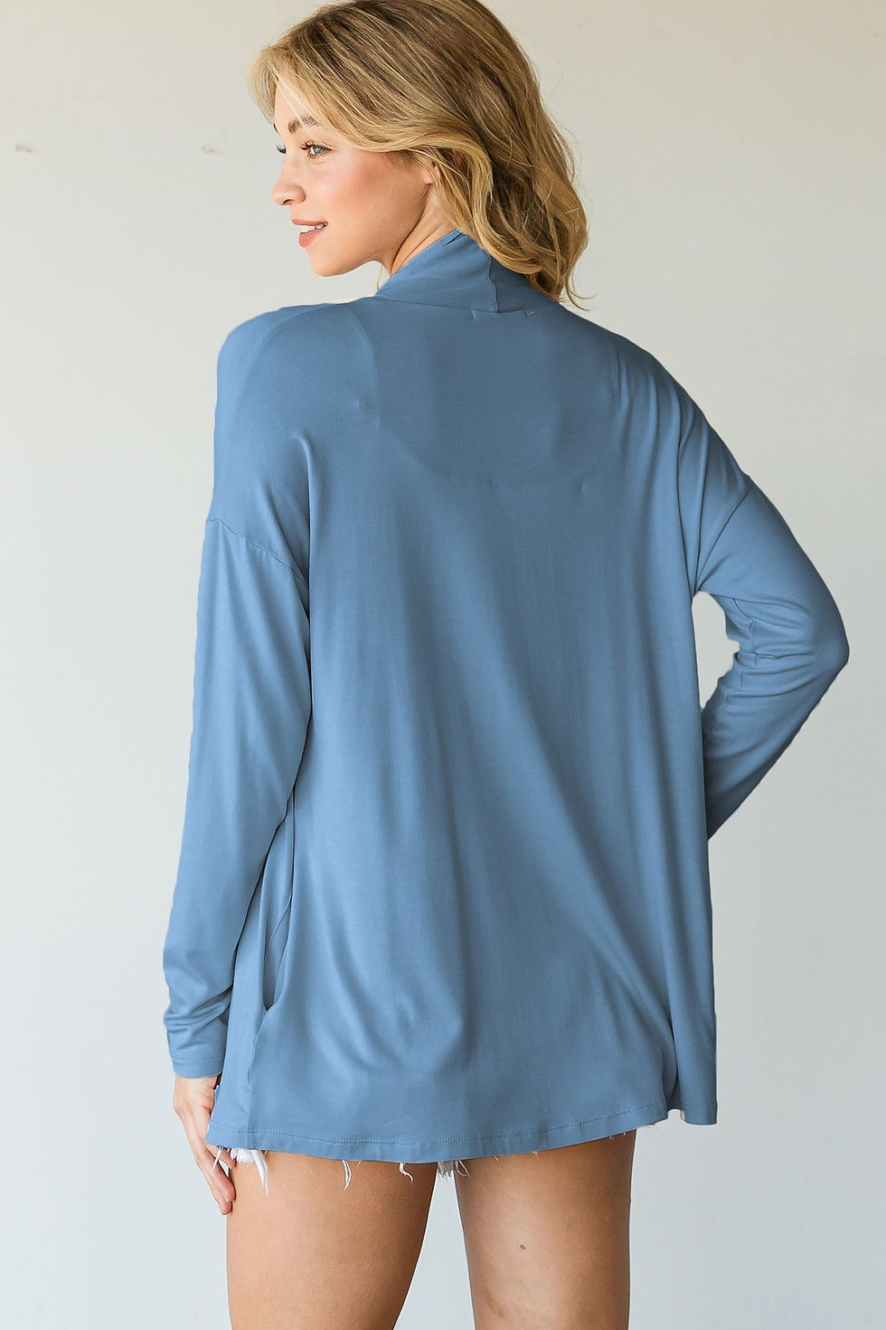 Thumbnail: Casual Cardigan Featuring Collar And Side Pockets