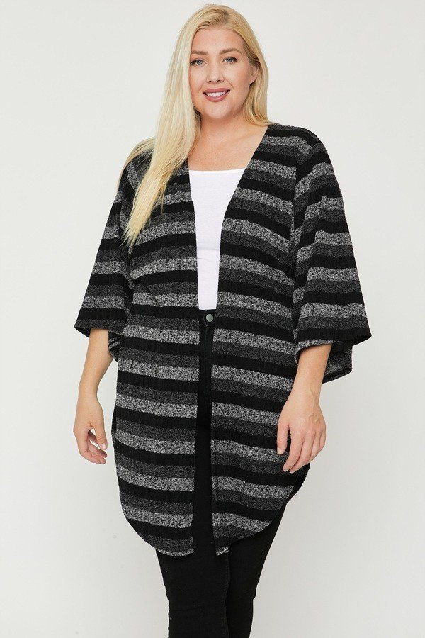 Thumbnail: Multi-color Striped Cardigan
