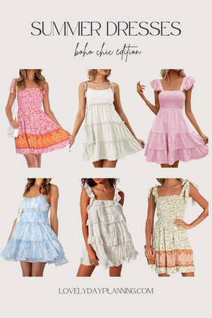 Bring Your Summer Wardrobe to Life With These Boho Chic Mini Dresses 