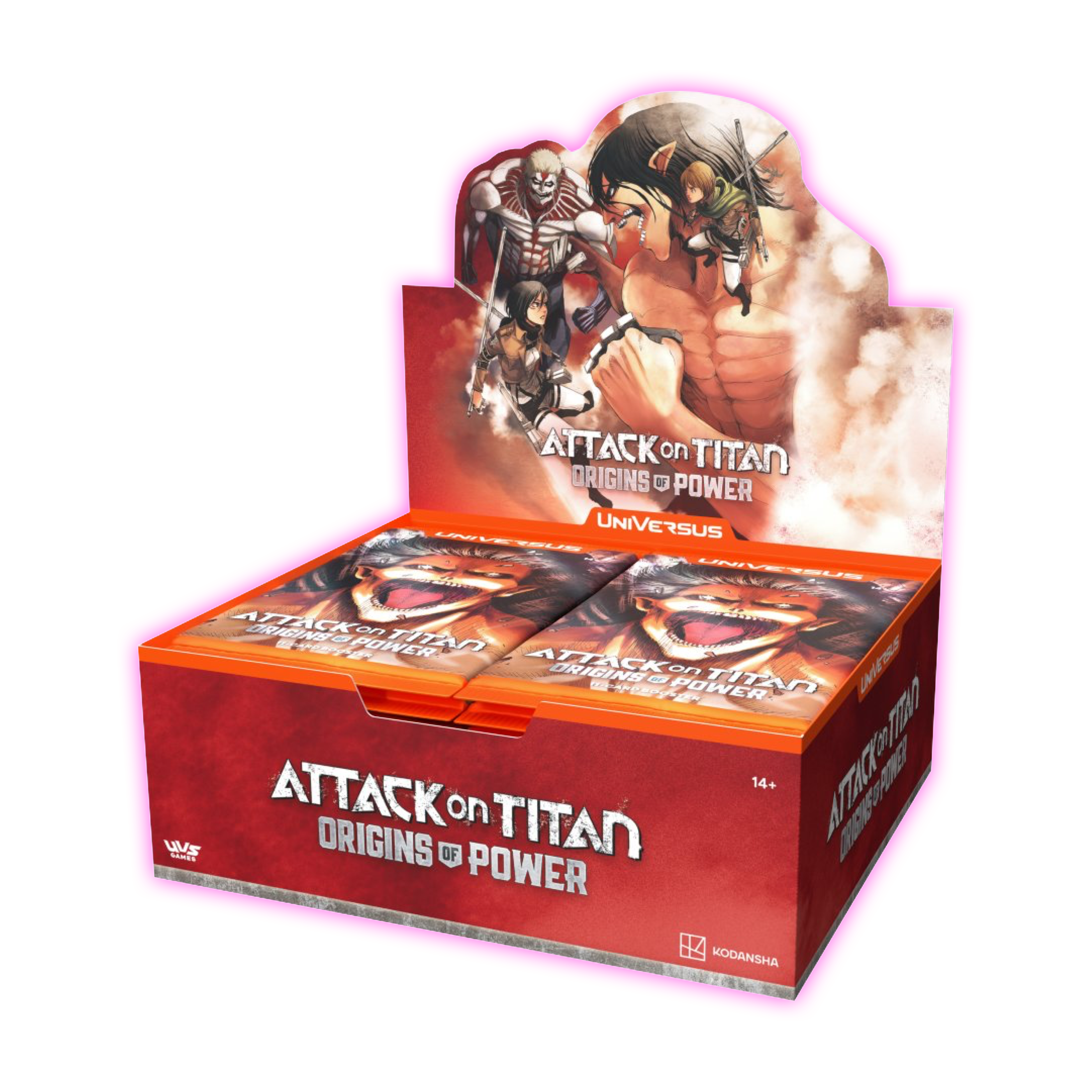 UniVersus Attack on Titan: Origins of Power Booster Display - Triple 3 Collectibles