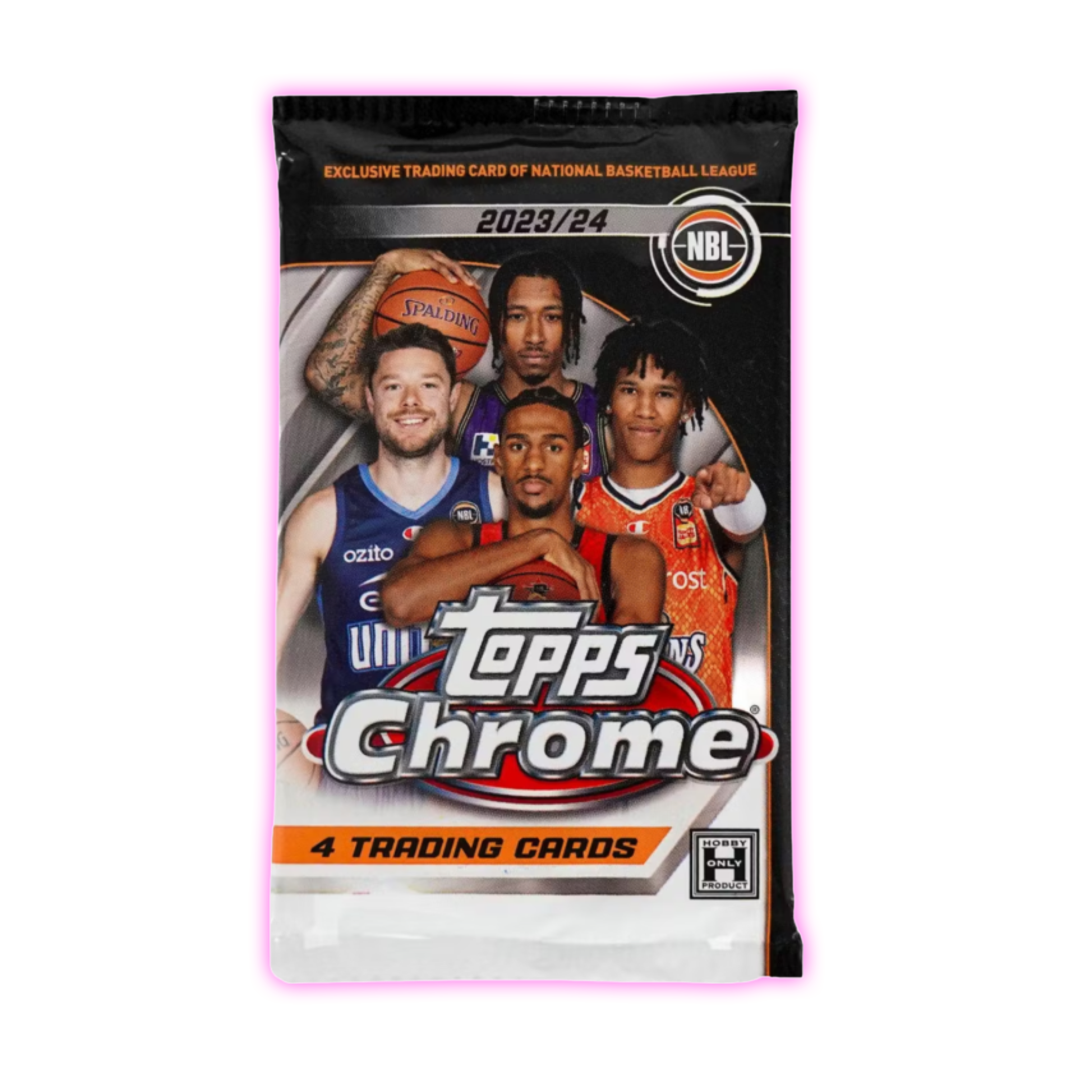 Single 2024 NBL Basketball Cards Booster Pack - TOPPS Chrome