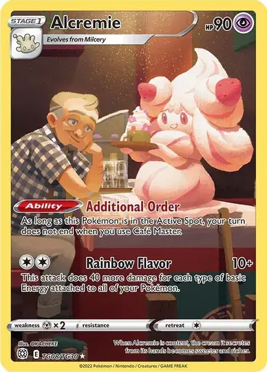 Alcremie - Trainer Gallery - TG08/TG30 - Holo Rare - Brilliant Stars
