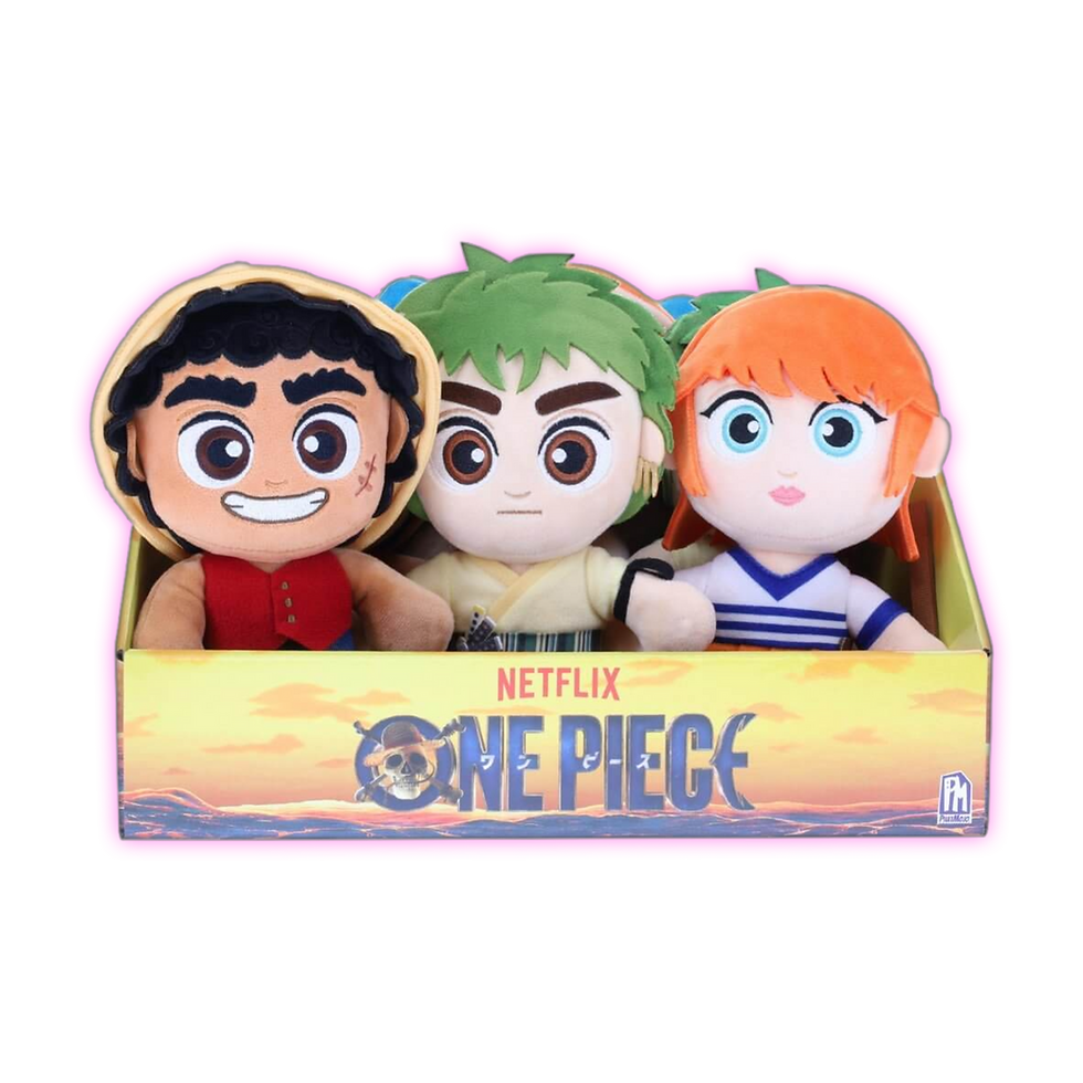 Thumbnail: Display - ONE PIECE Collectible Plush Asst - Series 1 - Triple 3 Collectibles