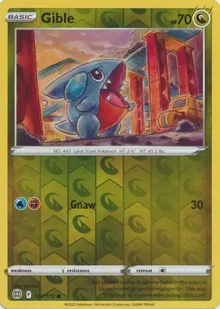 Thumbnail: Gible - 107/172 - Common - Brilliant Stars