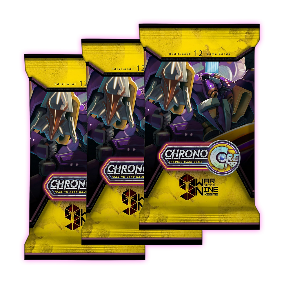 Thumbnail: 3 Booster Bundle - Chrono Core - War Of The Nine realms Booster Packs