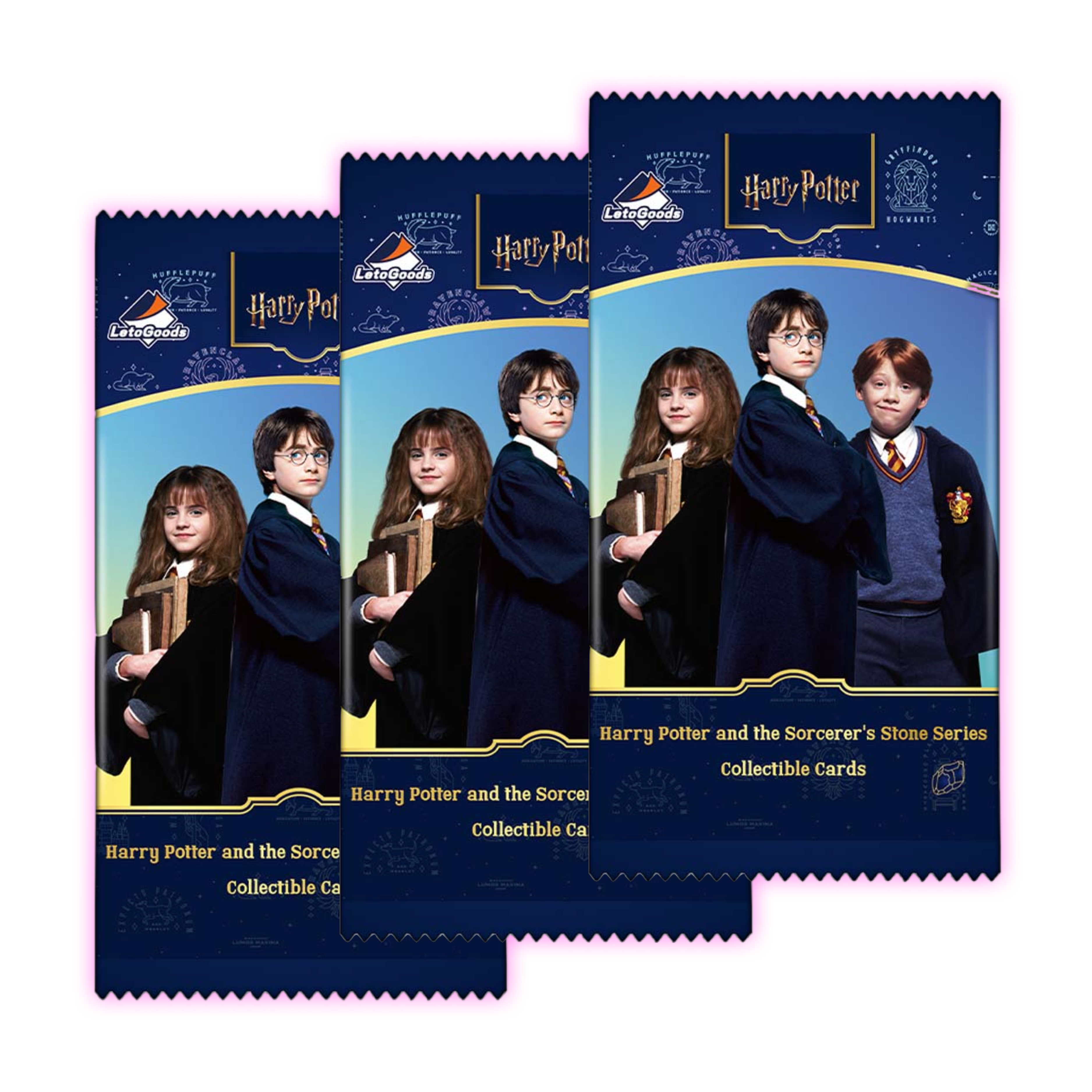 3x Harry Potter & the Sorcerer's Stone Series Collectible 5x Card Booster Bundle