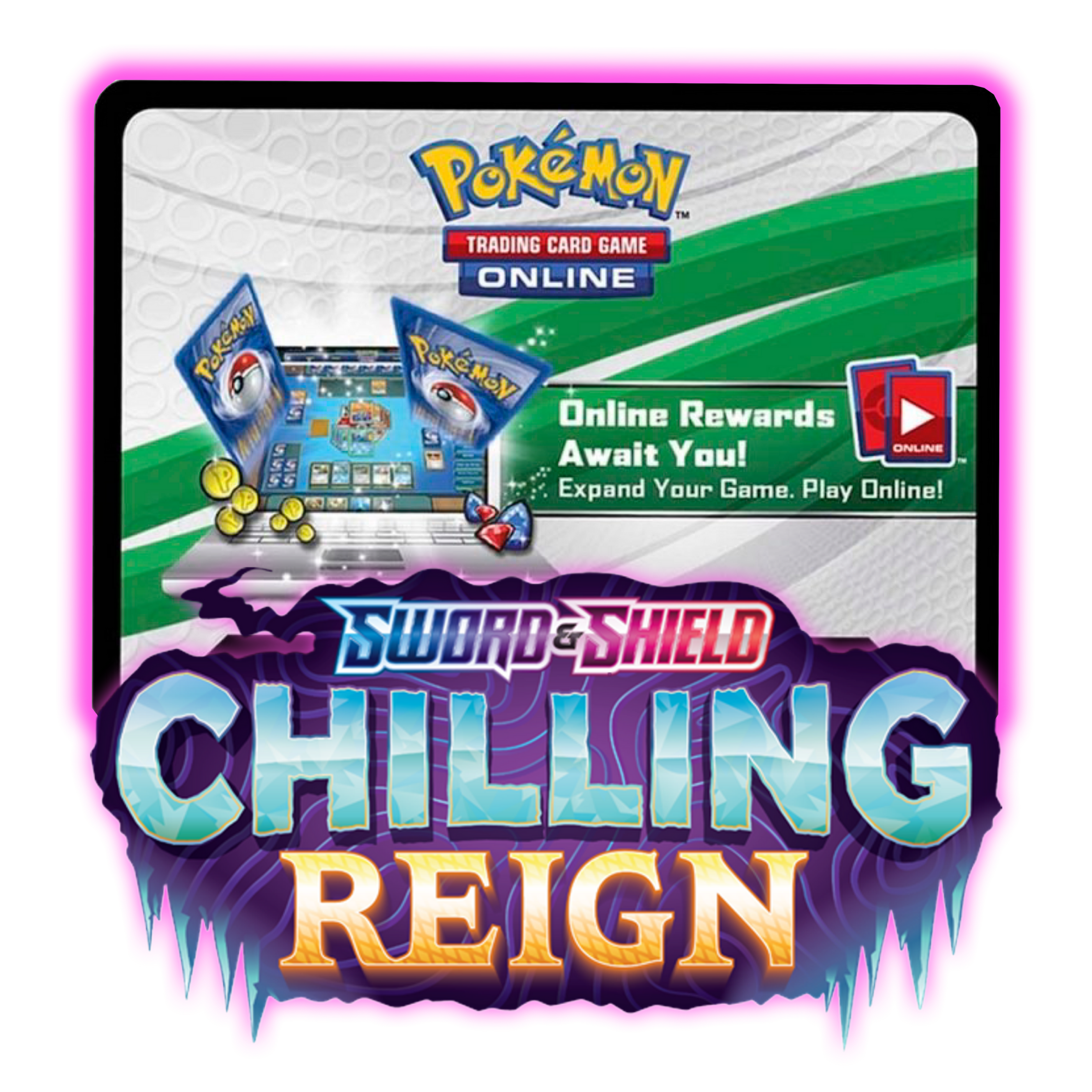 10 x Chilling Reign PTCGO Codes - Pokemon Trading Card Game Live