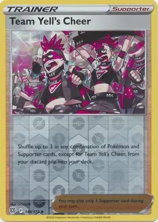 Thumbnail: Team Yell's Cheer - Trainer - 149/172 - Uncommon - Brilliant Stars