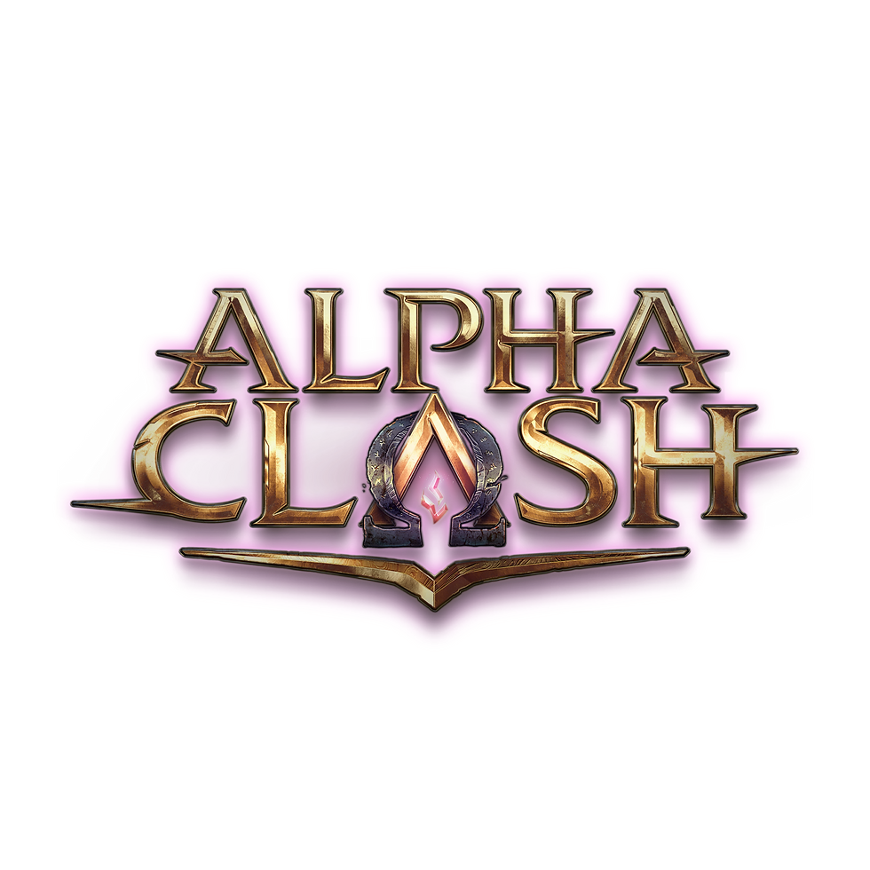 Thumbnail: ALPHA CLASH TCG Logo PNG Transparent Background - Triple 3 Collectibles