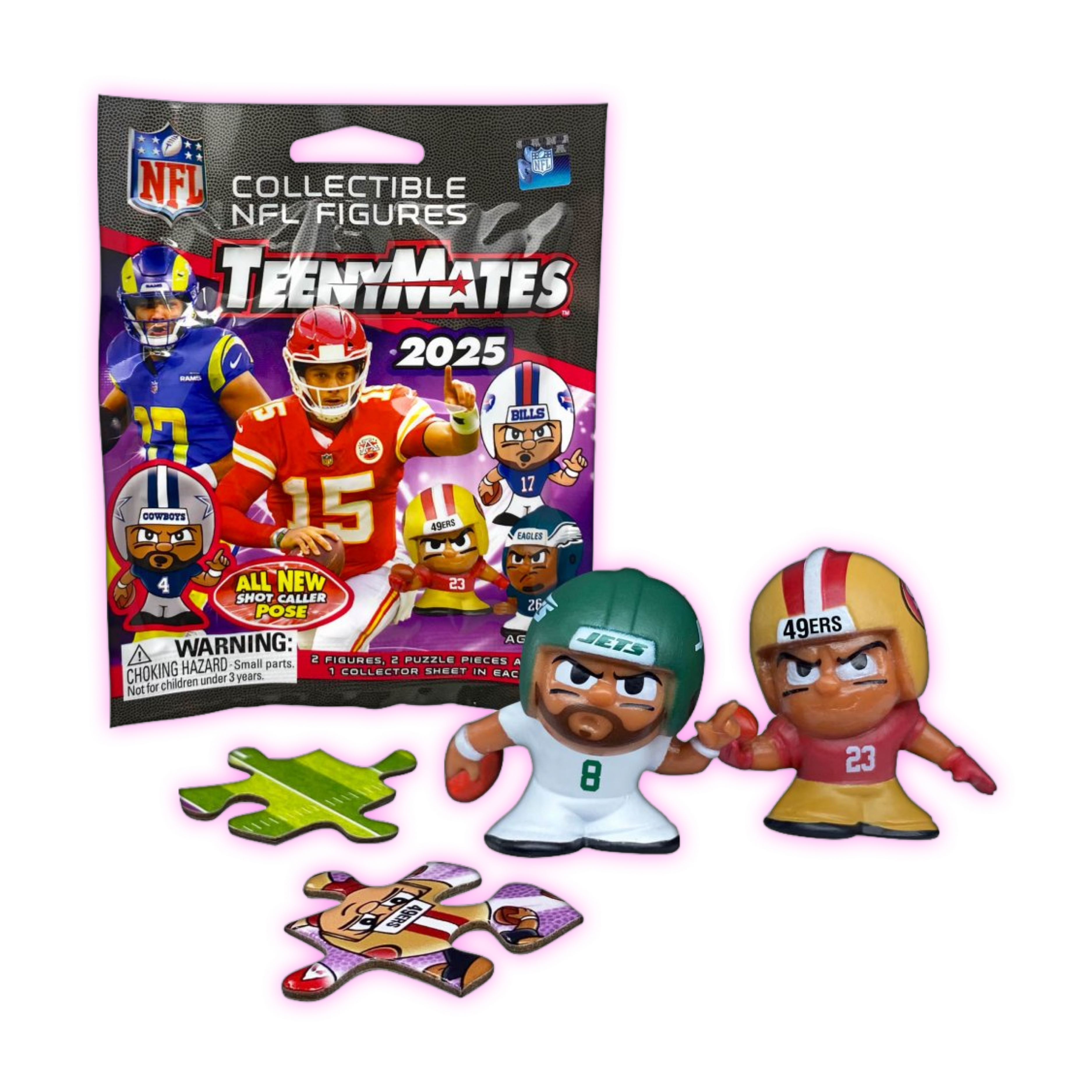 TEENYMATES - 2025 NFL Series - Collectible Figures - Triple 3 Collectibles