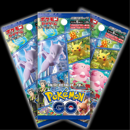 Pokemon Booster Pack 1 Pack Japanese Pokemon Go Promo Card - Sword & Shield  Series S10b Booster, Pikachu, Factory Sealed