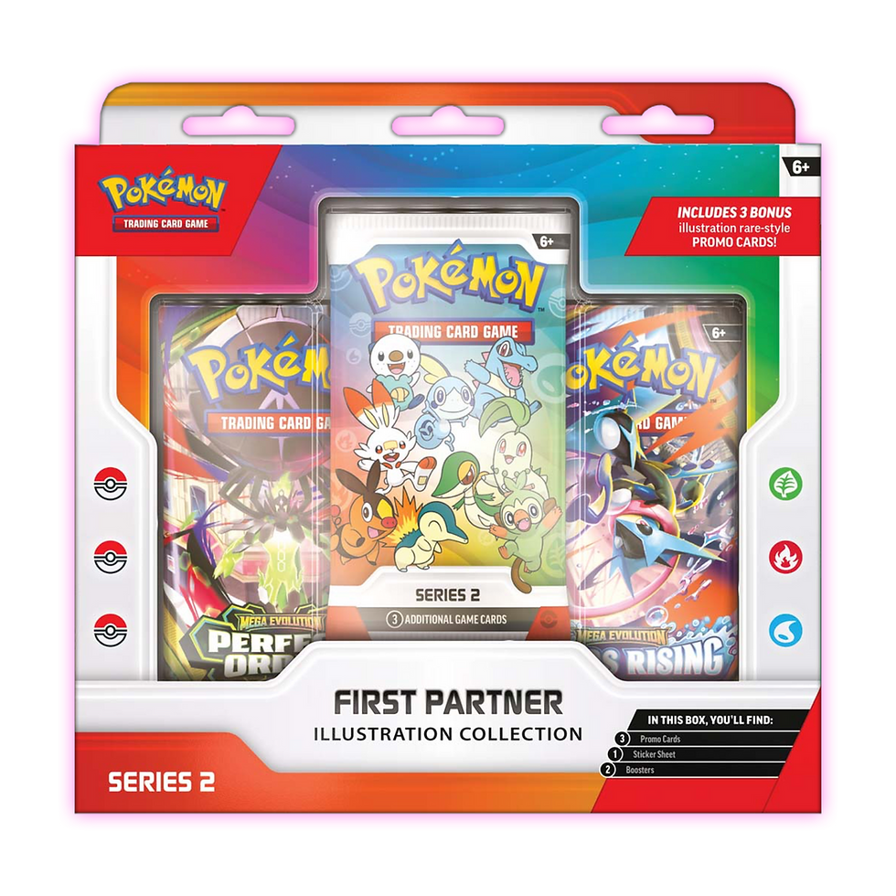 Pokemon TCG: First Partner Illustration Collection—Series 2 - Front View - Triple 3 Collectibles