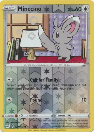 Thumbnail: Minccino - 124/172 - Common - Brilliant Stars