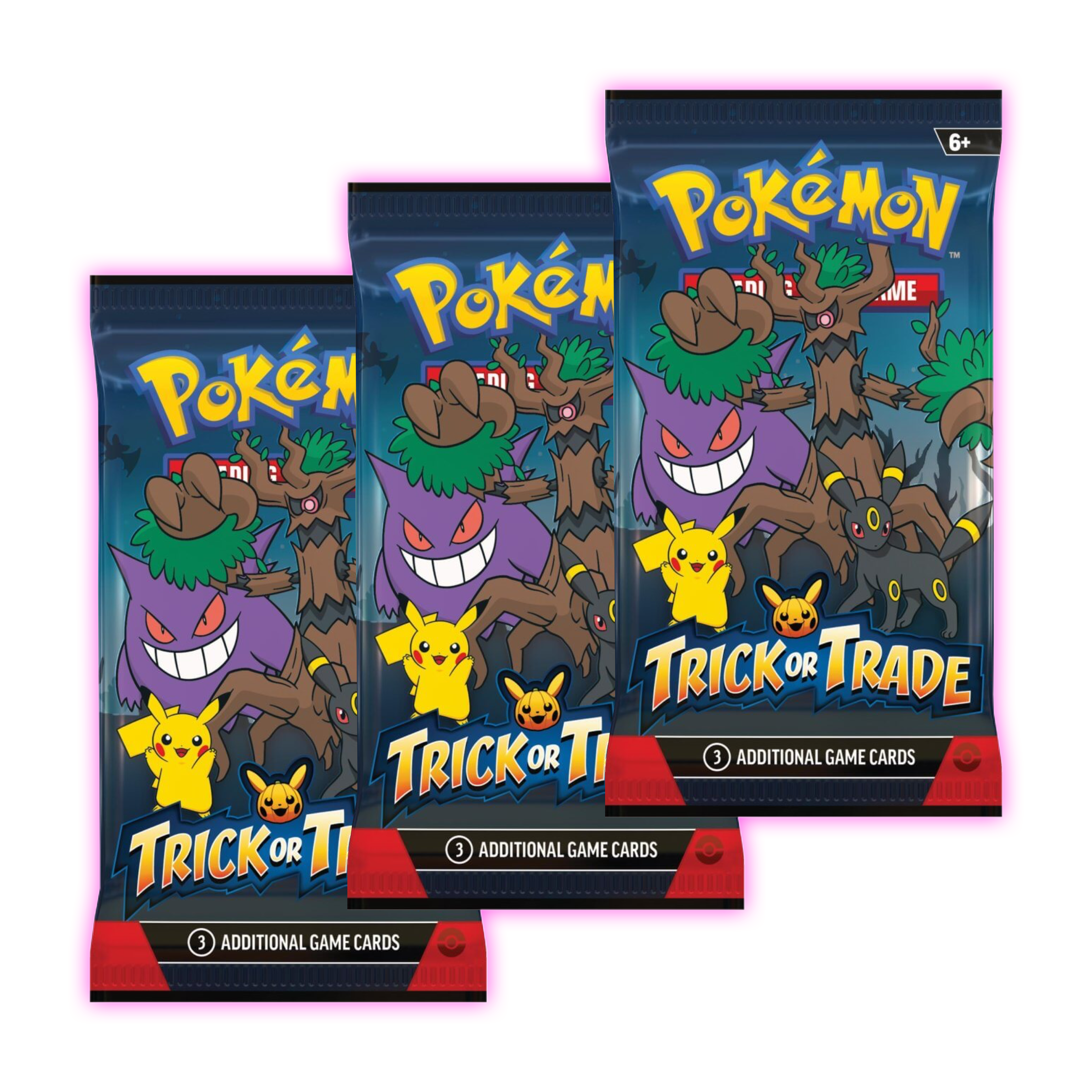 3x Trick Or Trade Booster Pack bundle - 2024