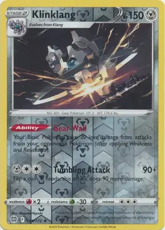 Thumbnail: Klinklang - 104/172 - Rare - Brilliant Stars