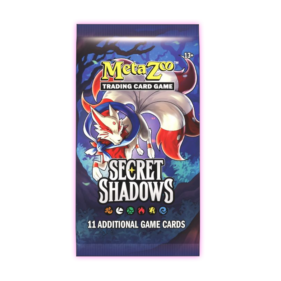 Single Secret Shadows Booster Pack - Meta Zoo TCG - Triple 3 Collectibles