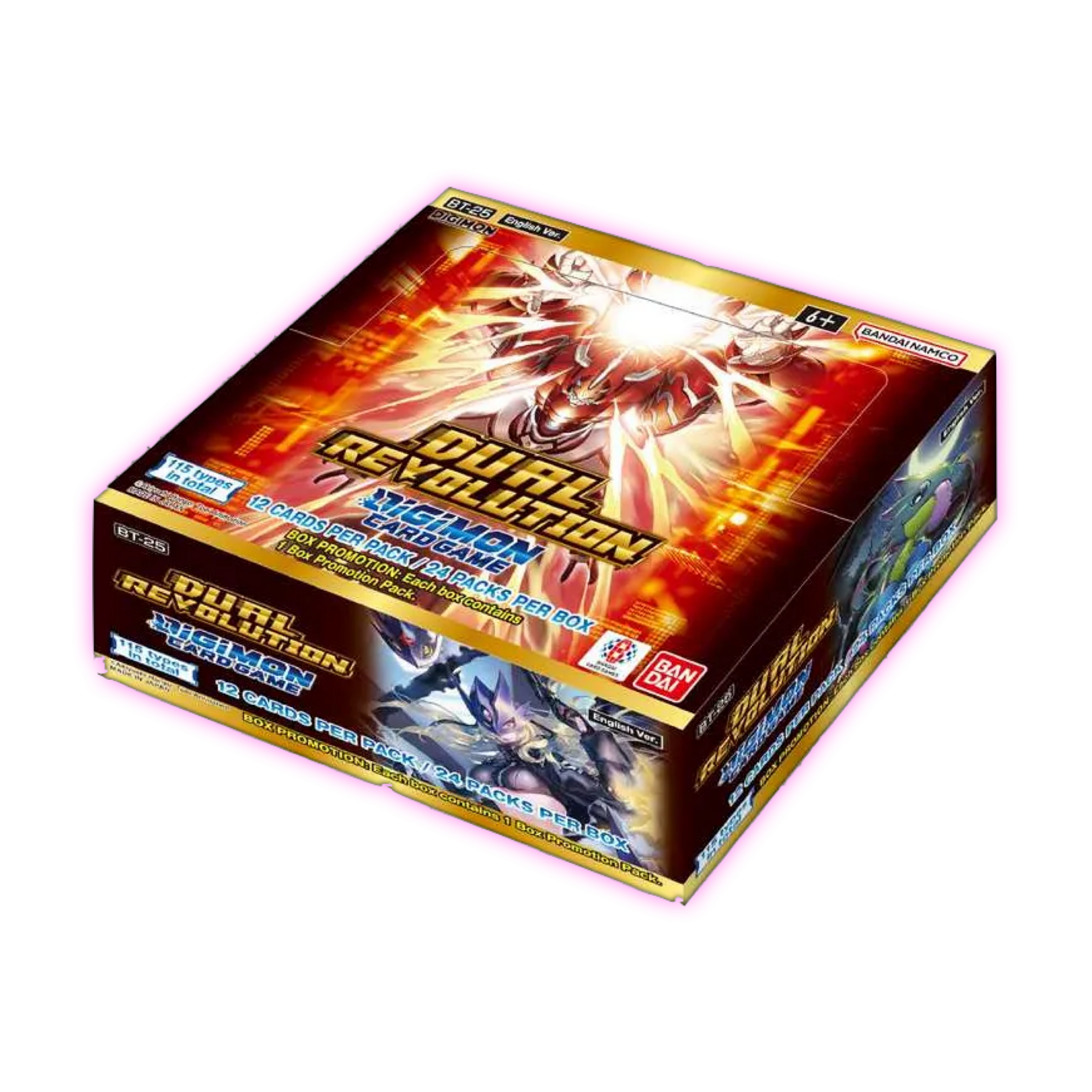 Digimon Card Game: Booster Display Box – Dual Revolution [BT-25] - Triple 3 Collectibles