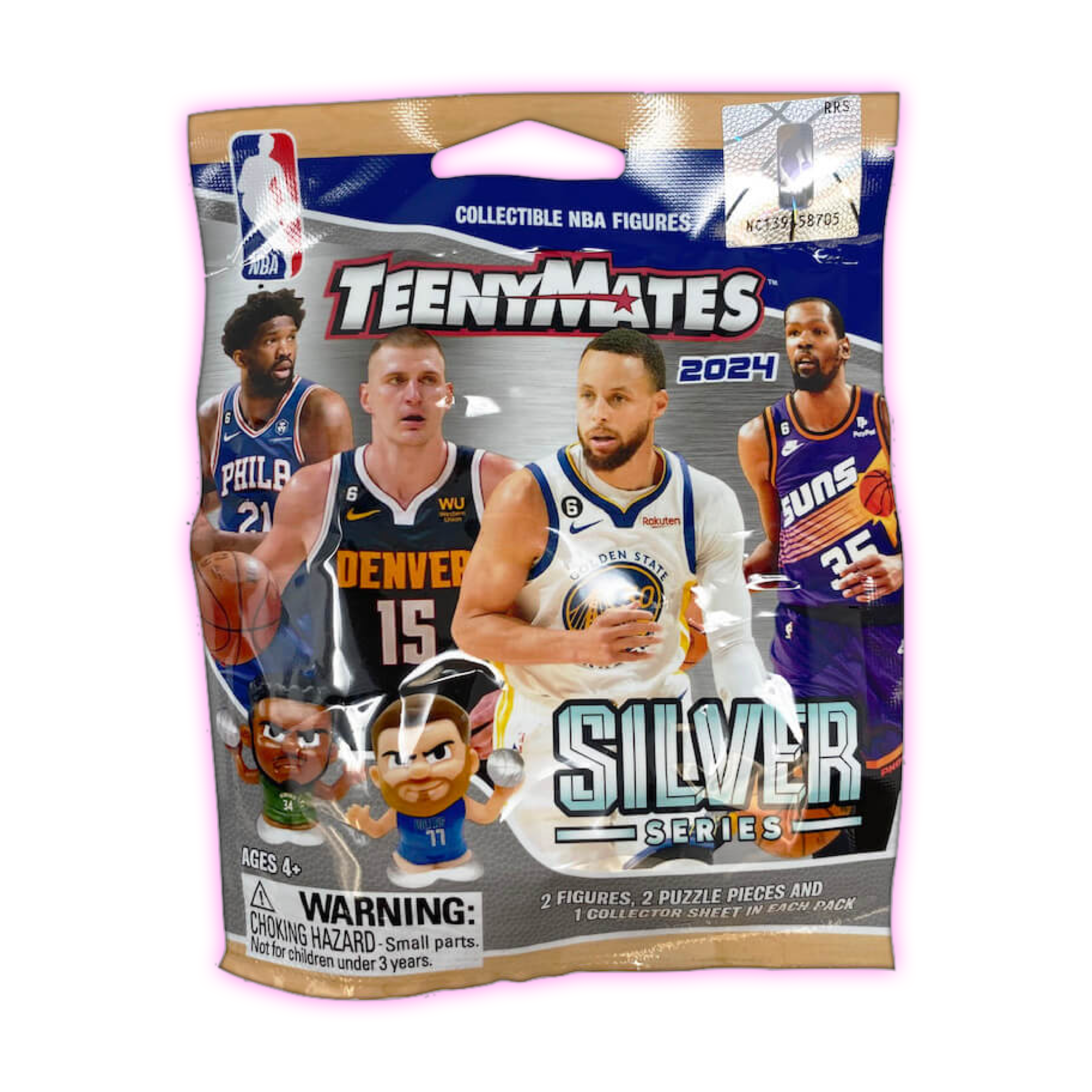 TEENYMATES 2024 NBA Silver Series - Collectible Figures - Triple 3 Collectibles