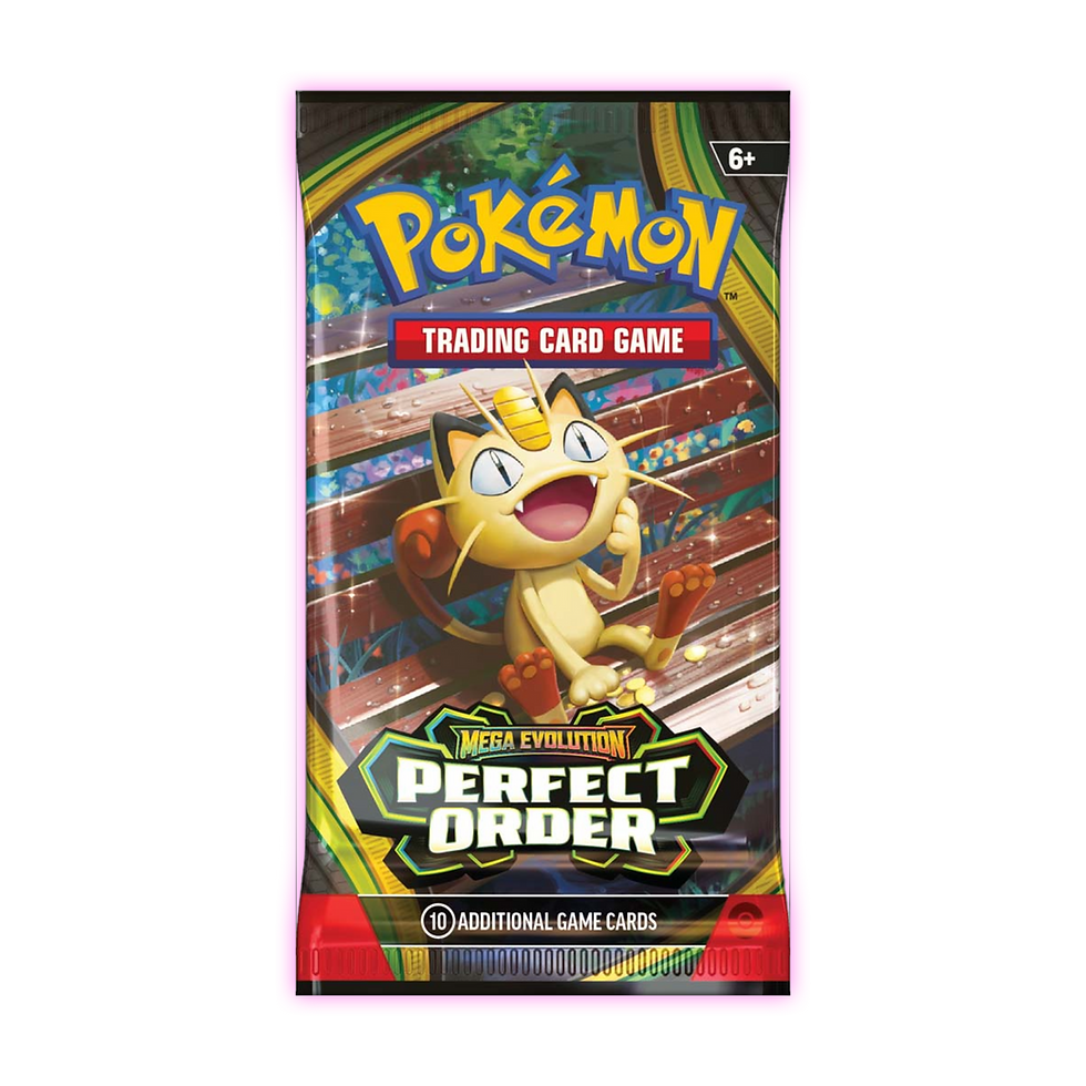 Single Perfect Order Booster Pack - POKÉMON TCG: Mega Evolution - Triple 3 Collectibles