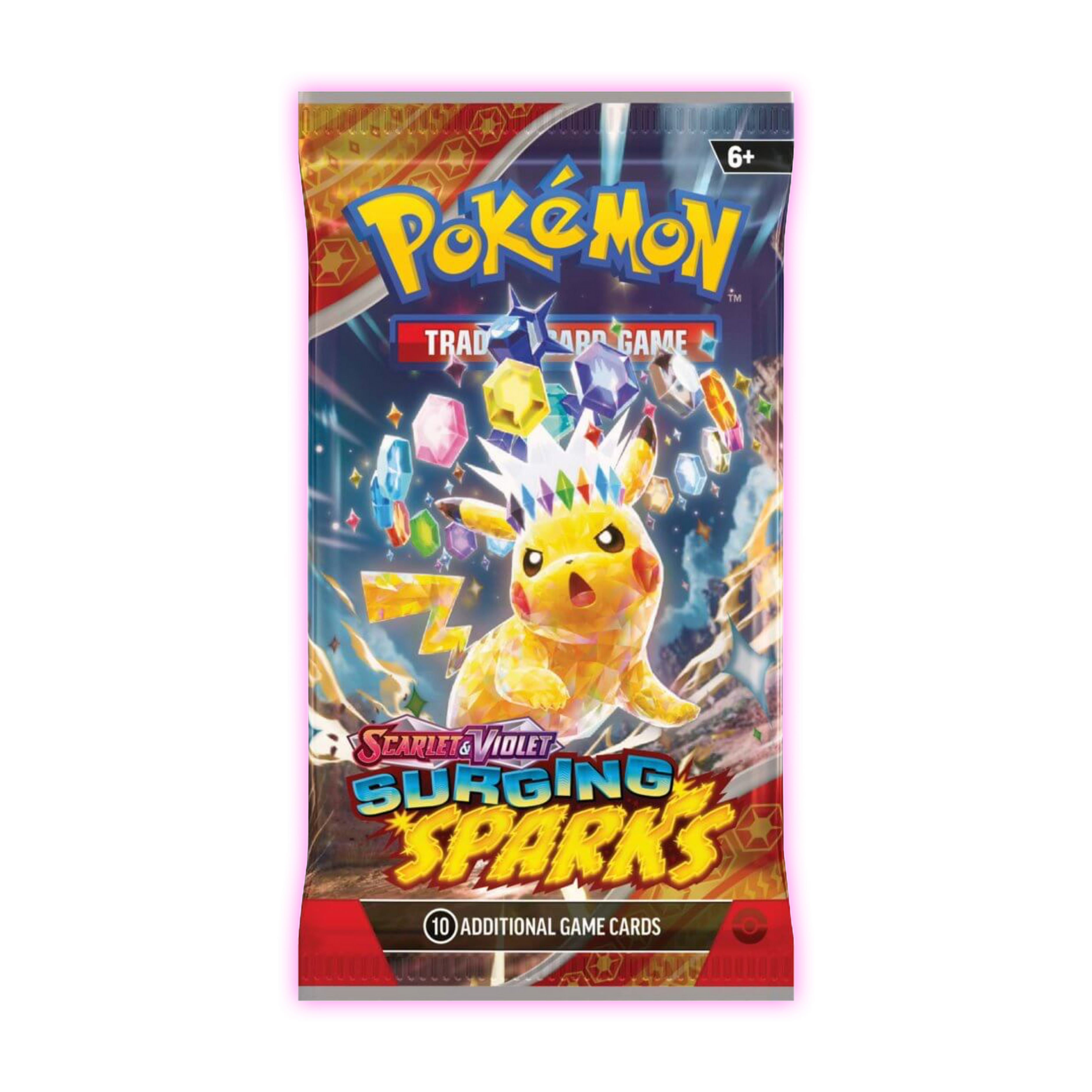 Single Surging Sparks Booster Pack - POKÉMON TCG Scarlet & Violet 8